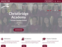 Tablet Screenshot of christbridge.net